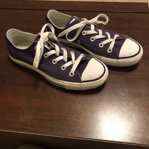 Converse size 6 purple
